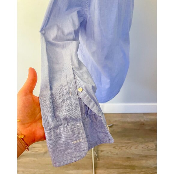 Abercrombie and Fitch Blue Button Down Shirt - Picture 8 of 9